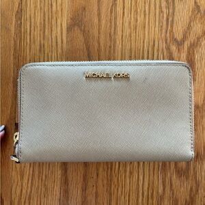 *PROJECT* Michael Kors Tan Wallet with Gold Accents